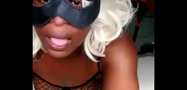  Crazy Black Girl wants to satisfy her pussy by masturbating